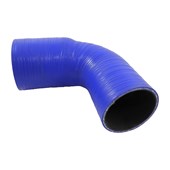 Curva de Silicone Azul 90º de 3" x 3 1/2" - Cód.3198
