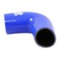 Curva de Silicone Azul de 90º x 2.0" - Cód.275