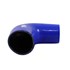 Curva Pressurização Silicone Azul 90º X 2 1/2" x 2" -Cód.272