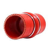 Mangote de Silicone 2" x 100mm Vermelho com Hump (Anel de Reforço) - Cód.8091